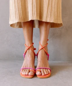 ALOHAS Shoes Grace Magenta Orange 13 ALOHAS Shoes Grace Magenta Orange