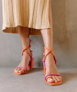 ALOHAS Shoes Grace Magenta Orange 14 ALOHAS Shoes Grace Magenta Orange