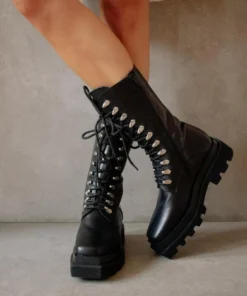 ALOHAS Hangar Black Shoes