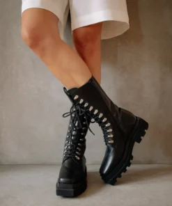 ALOHAS Hangar Black Shoes