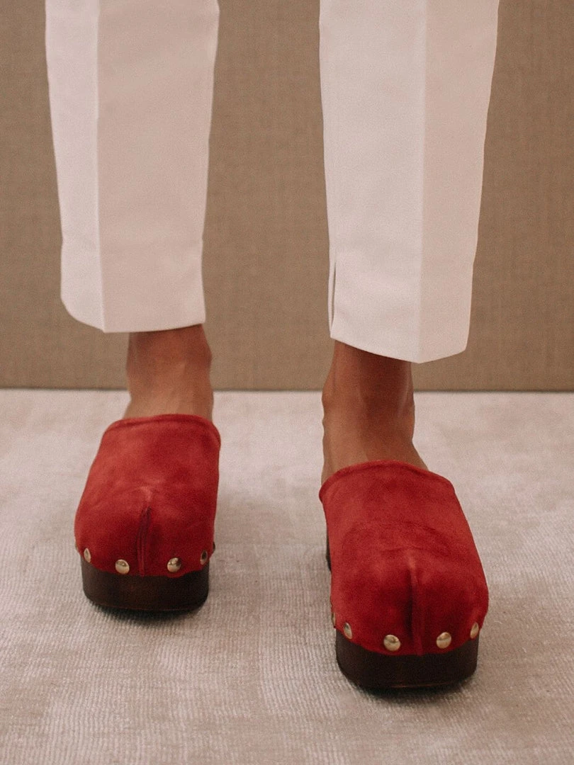 ALOHAS Harley Red - Brick Suede Shoes 4 ALOHAS Harley Red - Brick Suede Shoes