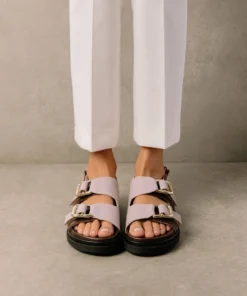 ALOHAS Harper Coffee Brown Mauve Shoes