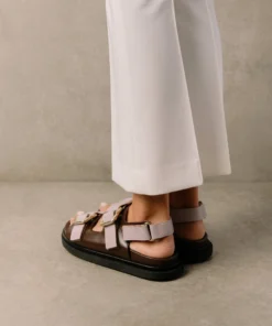 ALOHAS Harper Coffee Brown Mauve Shoes