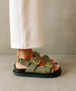 ALOHAS Harper Dusty Olive Sandal