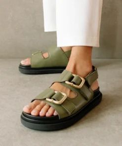 ALOHAS Harper Dusty Olive Sandal