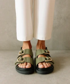 ALOHAS Harper Dusty Olive Sandal