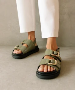 ALOHAS Harper Dusty Olive Sandal