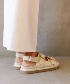 Alohas Shoes Store 13 ALOHAS Harper Ivory Sandal Sandals