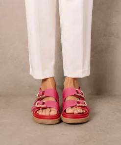 ALOHAS Harper Lipstick Red Magenta Shoes