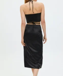 ALOHAS Clothing High Tied Skirt Black