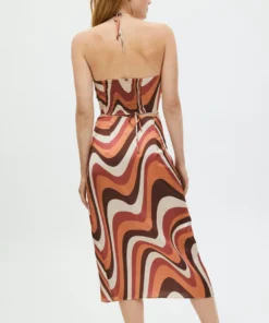 ALOHAS High Tied Skirt Kaleidoscope Red