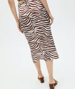 ALOHAS Clothing High Tied Skirt Safari
