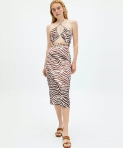 ALOHAS Clothing High Tied Skirt Safari