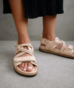 ALOHAS Hook Loop Braided Stone Beige