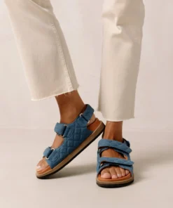 ALOHAS Hook-Loop Denim Blue