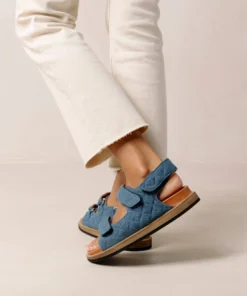 ALOHAS Hook-Loop Denim Blue