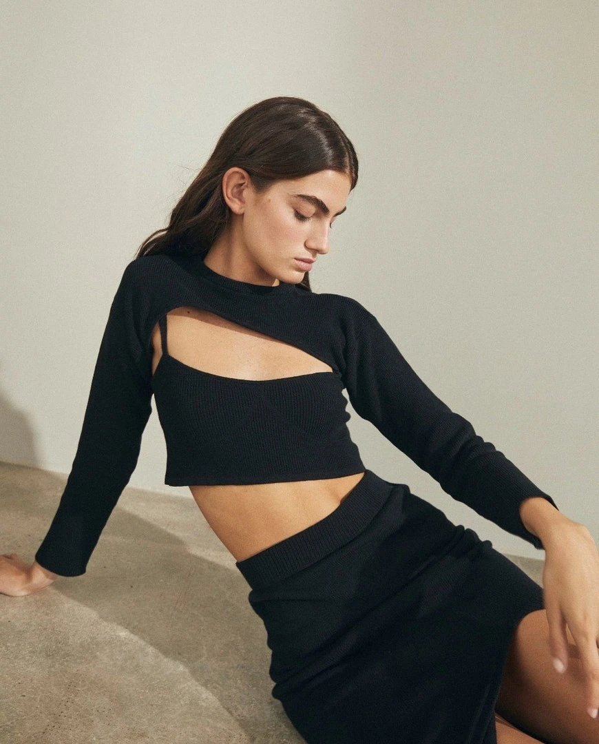 ALOHAS Clothing Hustle Top Black 1 ALOHAS Clothing Hustle Top Black