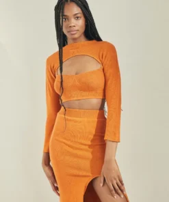 ALOHAS Hustle Top Clementine Orange Clothing