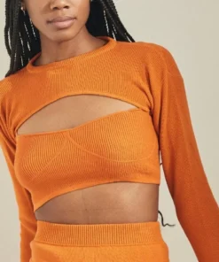 ALOHAS Hustle Top Clementine Orange Clothing