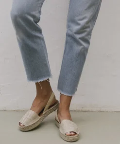 ALOHAS Ibizas Platform Raffia Natural Shoes