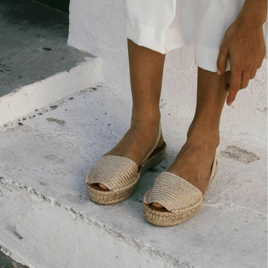 ALOHAS Ibizas Platform Raffia Natural Shoes 7 ALOHAS Ibizas Platform Raffia Natural Shoes