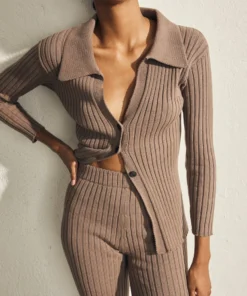 ALOHAS Clothing Icon Cardigan Nutmeg Brown