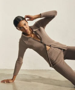 ALOHAS Clothing Icon Cardigan Nutmeg Brown