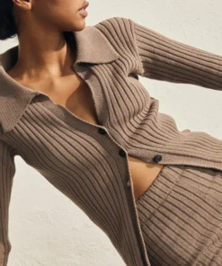 ALOHAS Clothing Icon Cardigan Nutmeg Brown