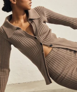 ALOHAS Clothing Icon Cardigan Nutmeg Brown