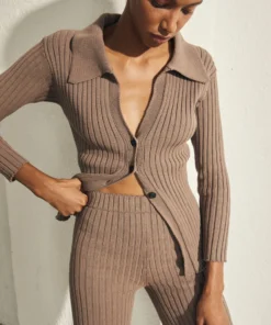 ALOHAS Clothing Icon Cardigan Nutmeg Brown