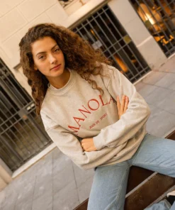 TheManola Iconica Sweatshirt Gray Melange Clothing