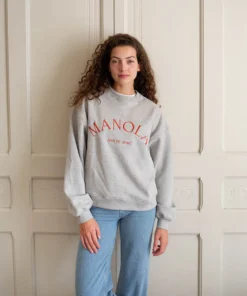TheManola Iconica Sweatshirt Gray Melange Clothing