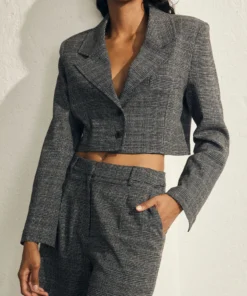 ALOHAS Clothing Itinerary Blazer Checks Print