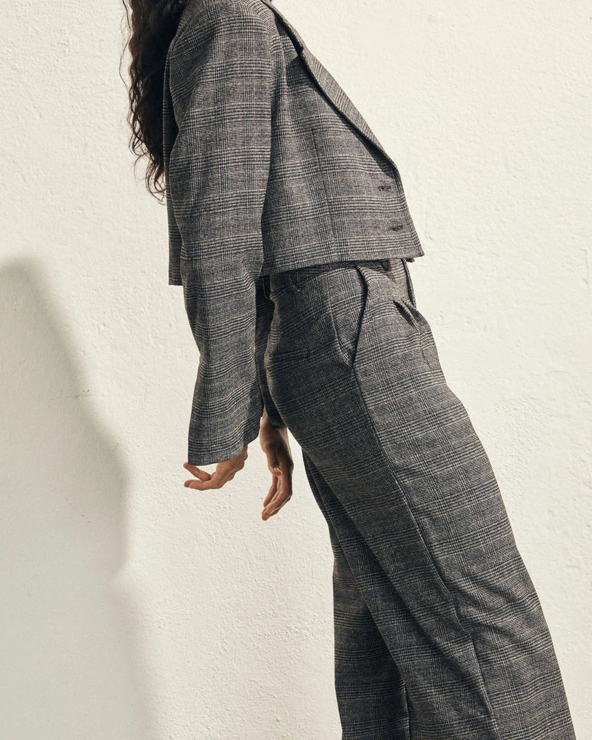 ALOHAS Clothing Itinerary Blazer Checks Print 8 ALOHAS Clothing Itinerary Blazer Checks Print