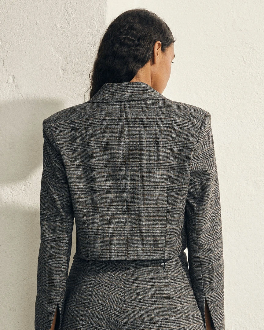 ALOHAS Clothing Itinerary Blazer Checks Print 4 ALOHAS Clothing Itinerary Blazer Checks Print