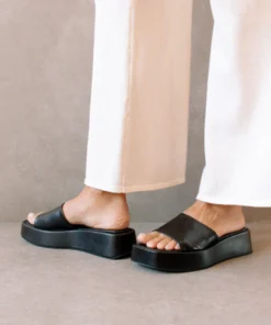 Svegan Janice Black Sandals Shoes