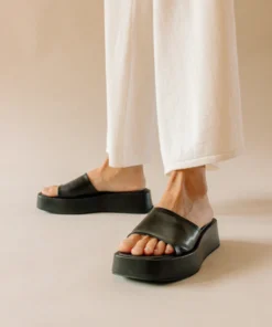 Svegan Janice Black Sandals Shoes