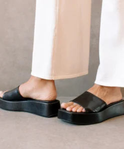 Svegan Janice Black Sandals Shoes