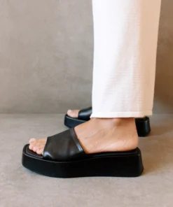 Svegan Janice Black Sandals Shoes