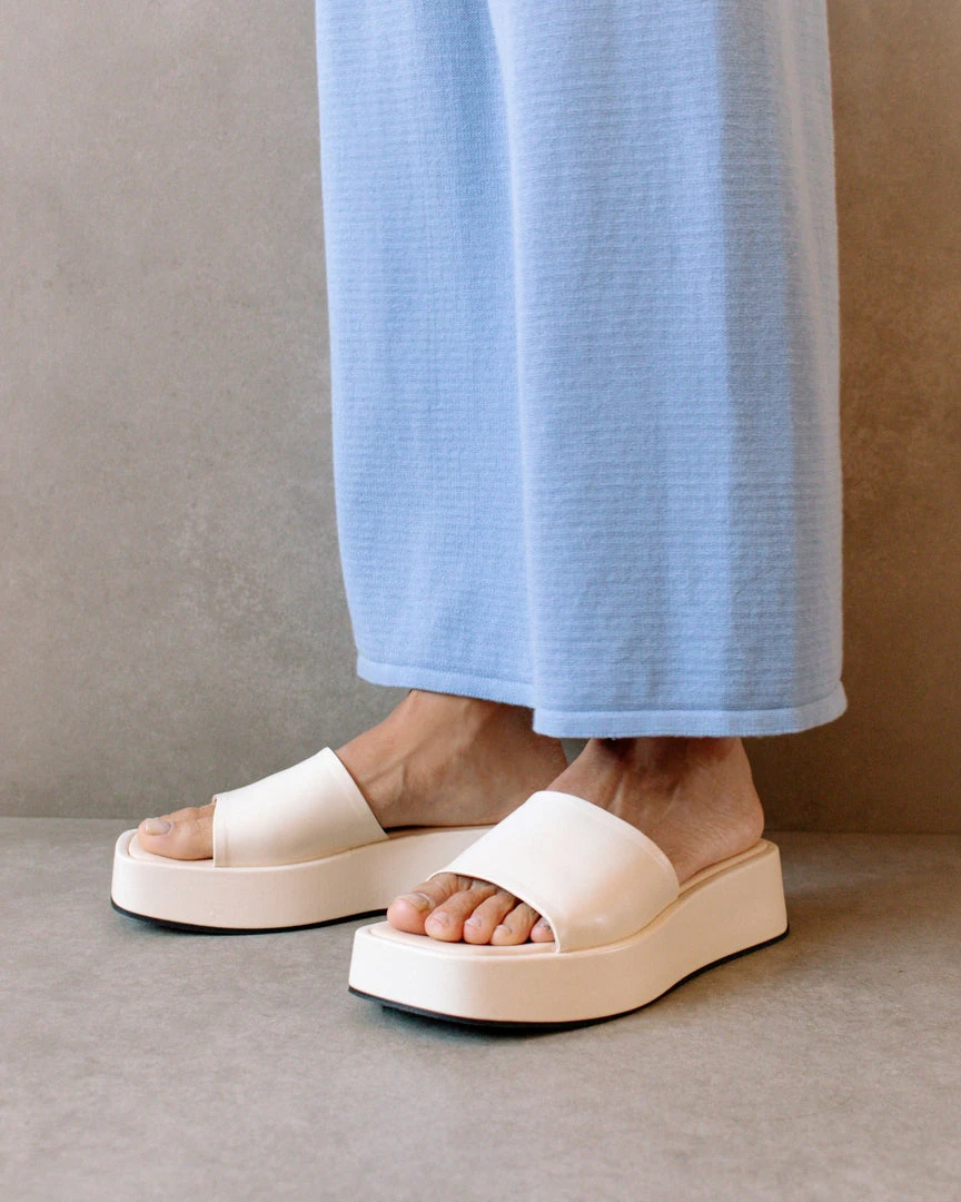 Svegan Shoes Janice Warm White Sandals 8 Svegan Shoes Janice Warm White Sandals