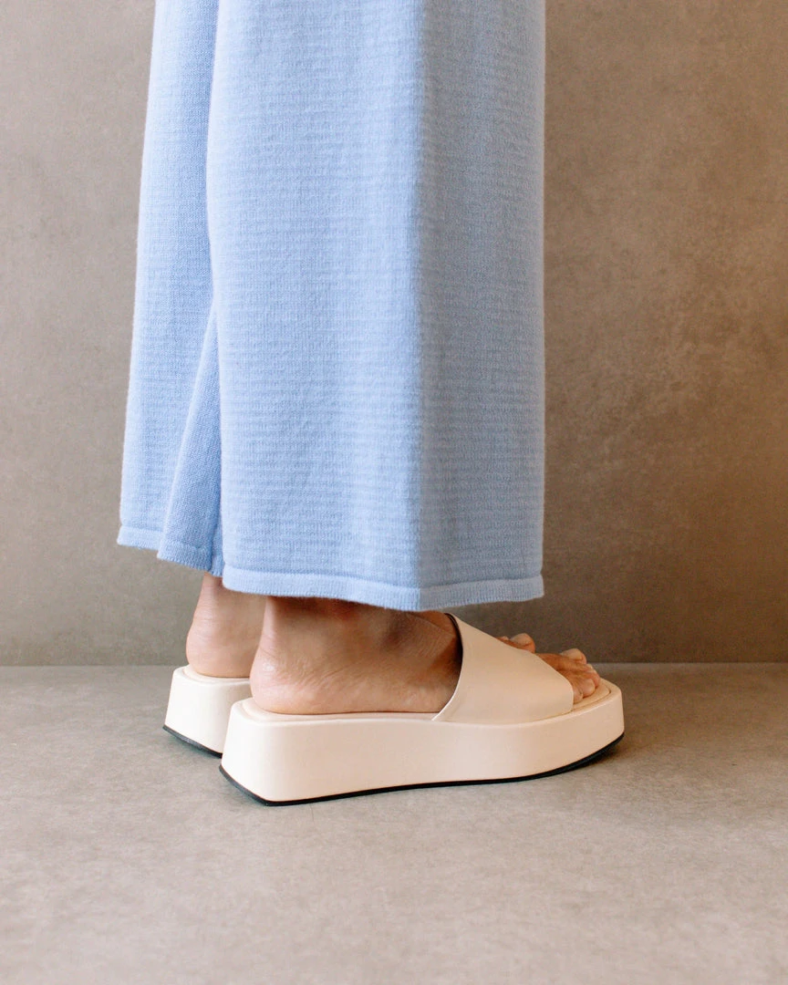 Svegan Shoes Janice Warm White Sandals 9 Svegan Shoes Janice Warm White Sandals