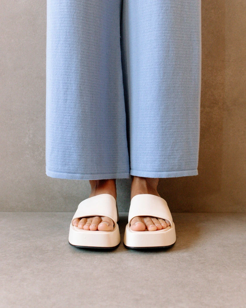 Svegan Shoes Janice Warm White Sandals 7 Svegan Shoes Janice Warm White Sandals