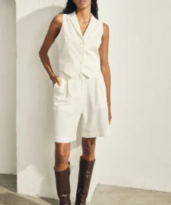 ALOHAS Java Vest Ivory Clothing