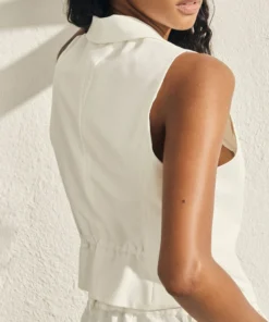 ALOHAS Java Vest Ivory Clothing