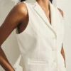 ALOHAS Java Vest Ivory Clothing
