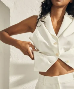 ALOHAS Java Vest Ivory Clothing