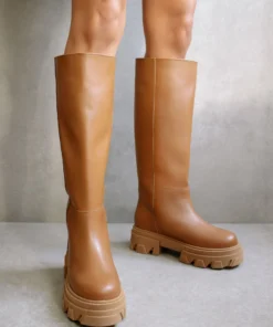 ALOHAS Shoes Katiuska Camel