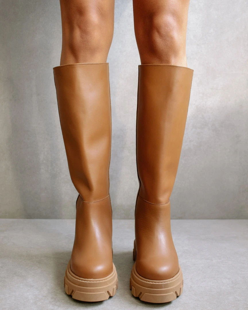 ALOHAS Shoes Katiuska Camel 5 ALOHAS Shoes Katiuska Camel