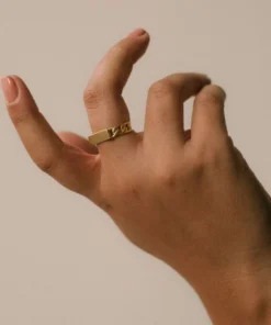 ALOHAS Labyrinth Ring Gold