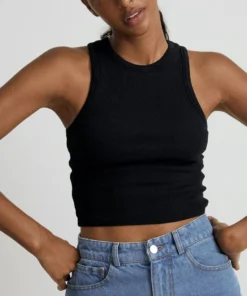 ALOHAS Clothing Lift Top Black